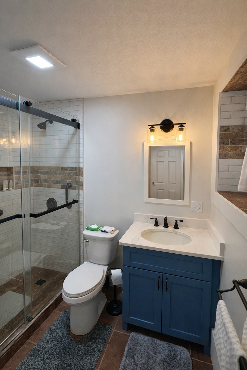 Bathroom remodel view one