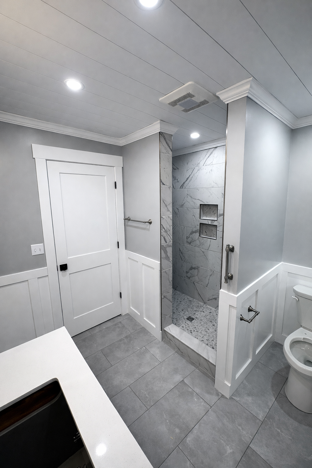 Bathroom remodel view two