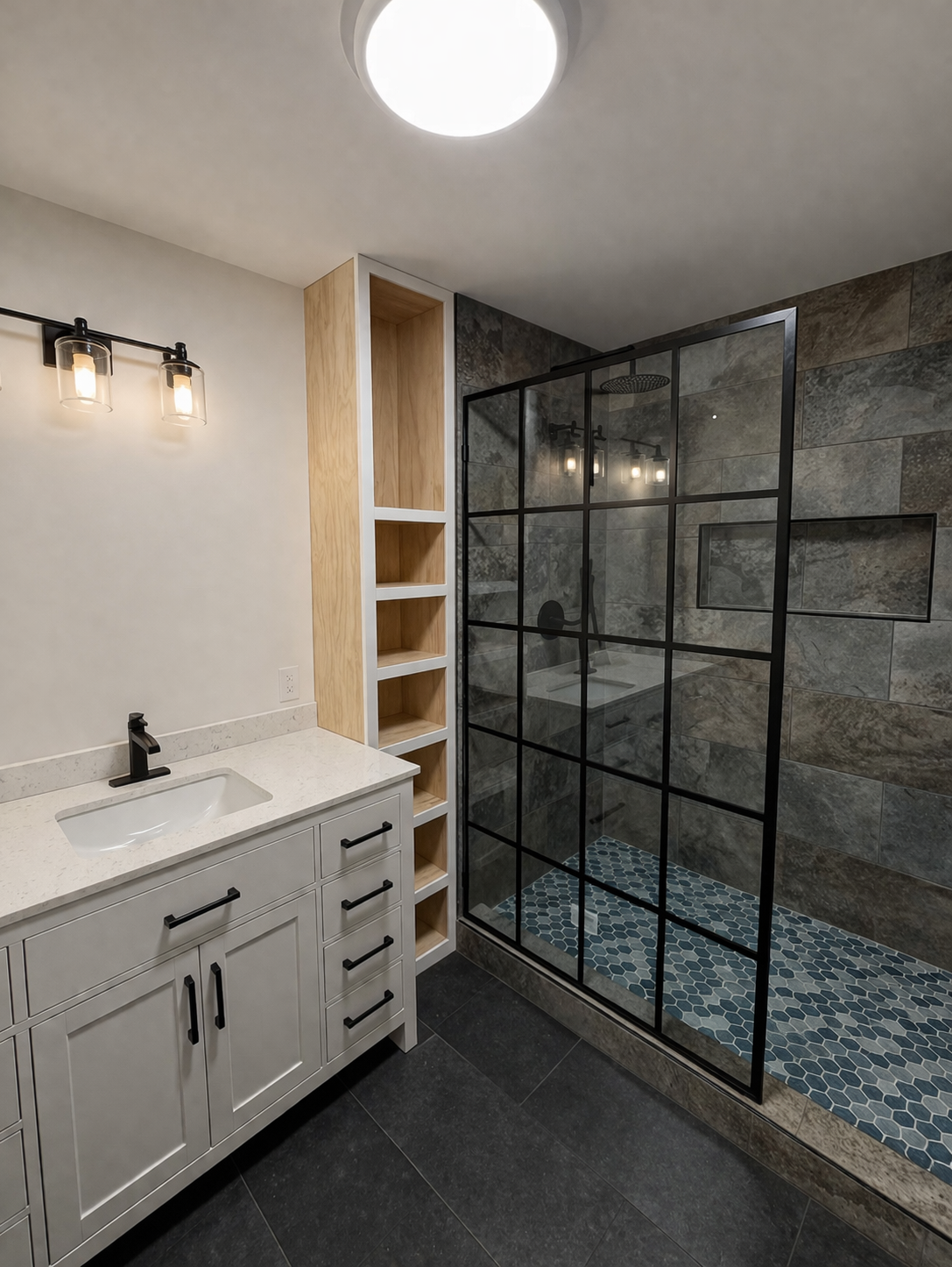 Bathroom remodel view three