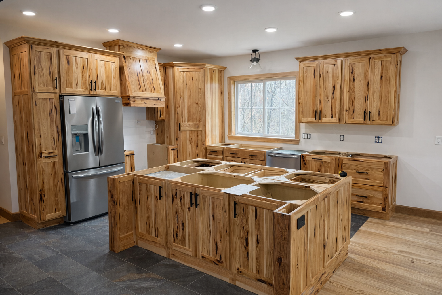 Full kitchen remodel with custom cabinetry